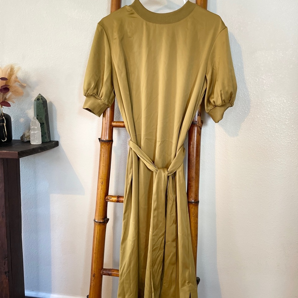 Mustard Midi Dress
